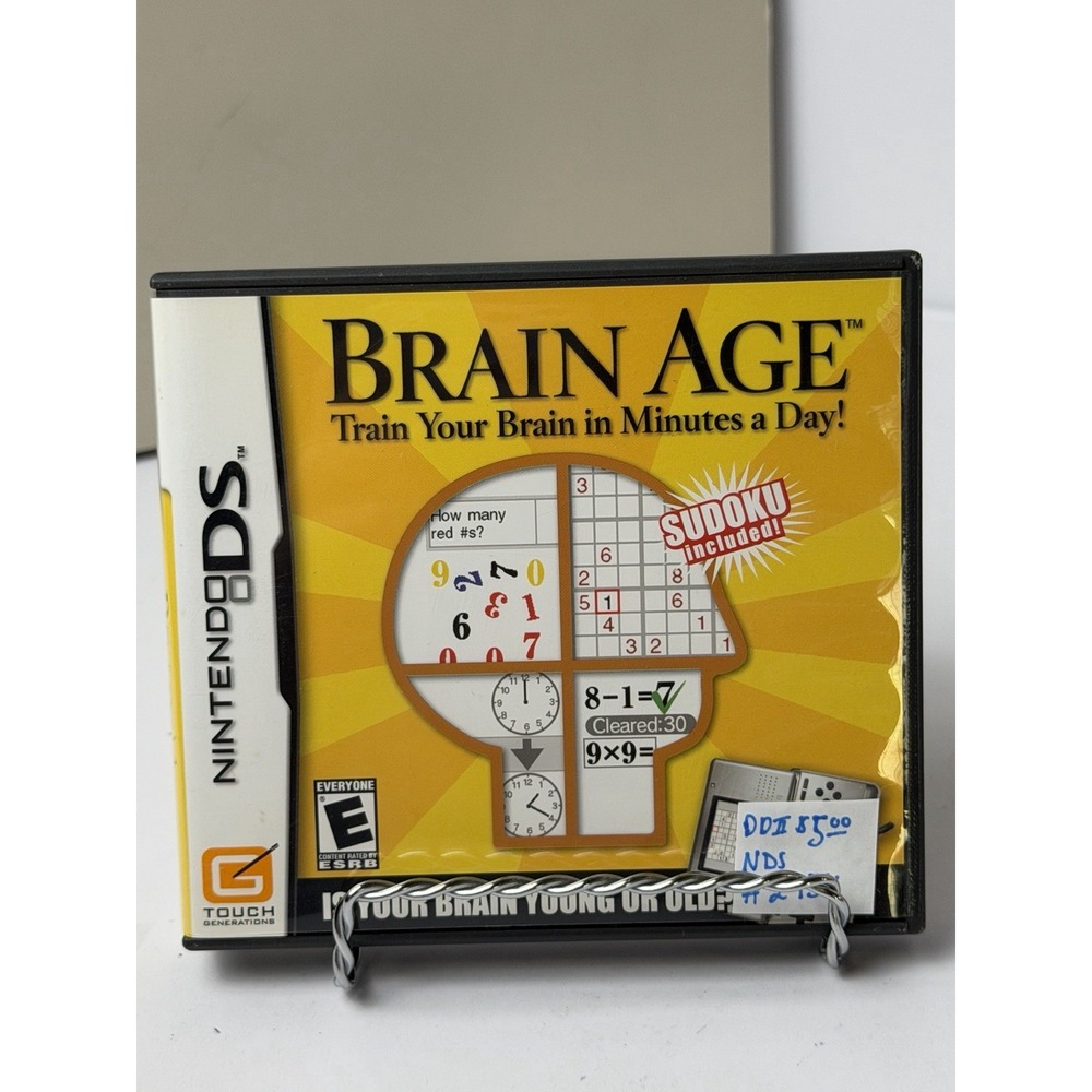 Brain Age: Train Your Brain in Minutes a Day (Nintendo DS) Complete With Manual